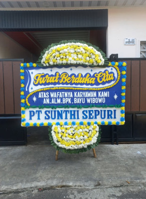 Papan Bunga Duka di Sindang Dataran